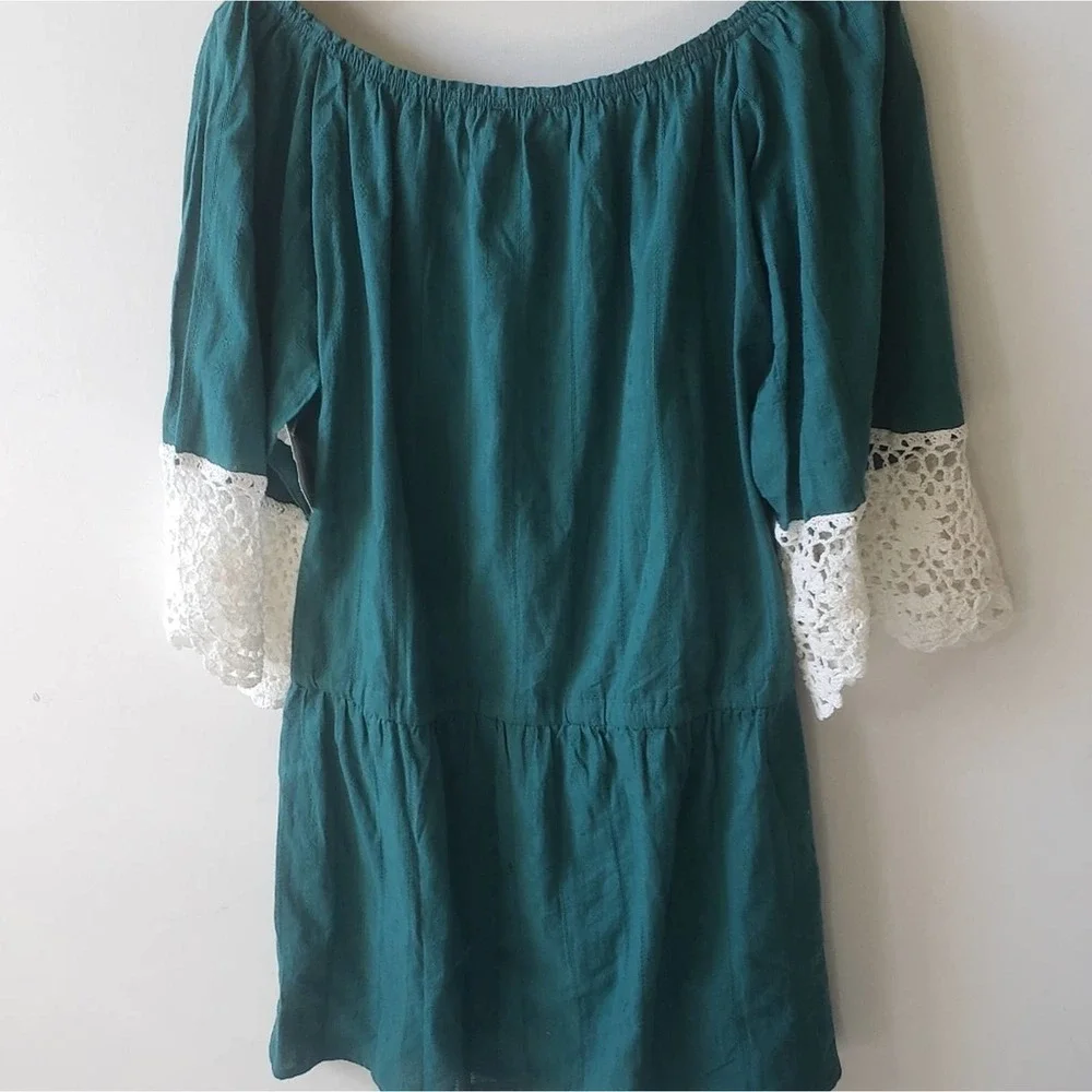 NEW! UMGEE Peasant Style Tie Waist Dress Lg.